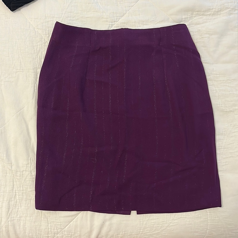 90s purple mini skirt